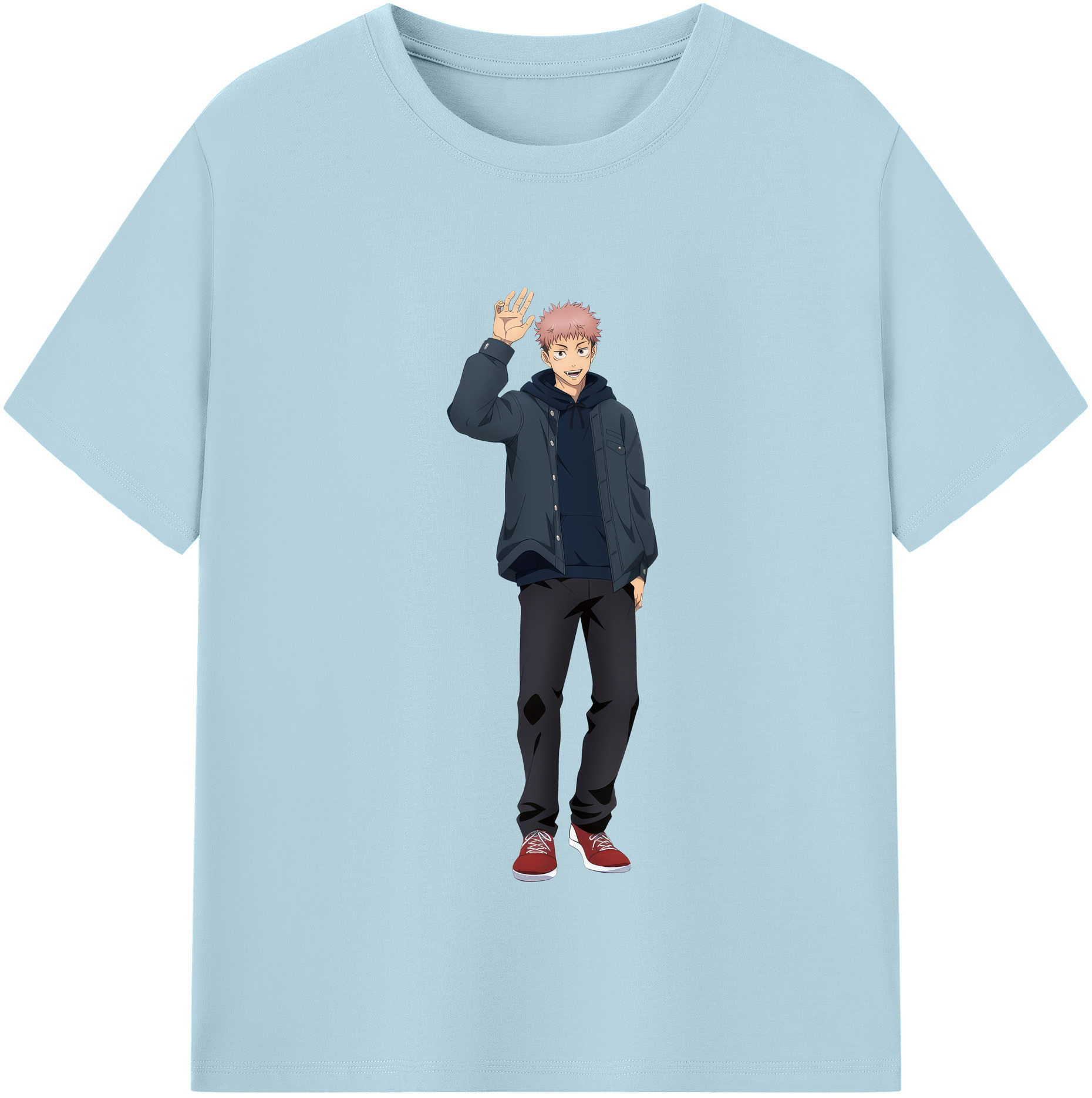 （画像用） 呪術廻戦 Jujutsu Kaisen 綿100％半袖Tシャツ（フロントプリント）